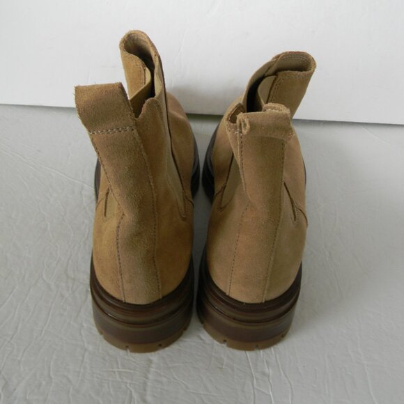 Avellini  Made in Portugal Suede Leather Lug Chelsea Sole Boots Sz 41 - Picture 4 of 6